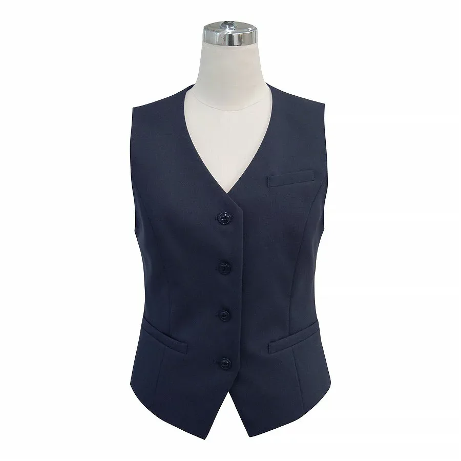 【10月限定店内全品ポイント5倍】ヤギコーポレーション 事務服ベスト U5030(ネイビー) 7