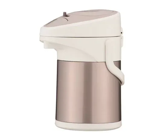 パール金属 ホッとタイム ダブルステンレスエアーポット 2.5L(メタルブラウン) H-6339 1個