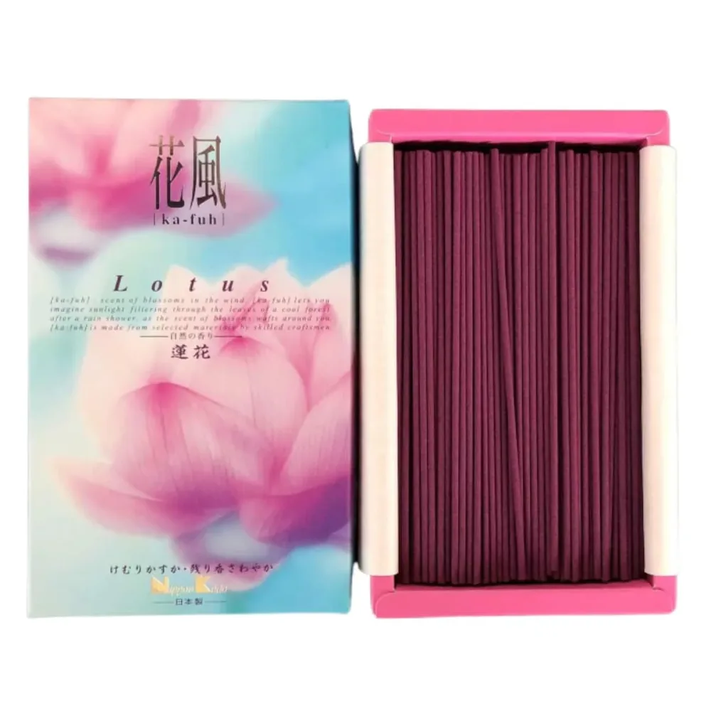 日本香堂 微煙タイプ【花風(かふう)Lotus 蓮花】 大箱