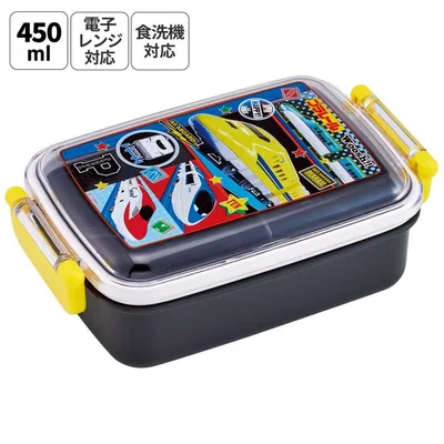 【10%OFFクーポン!10/27(火)9:59まで】Skater スケーター お弁当箱 子供用 450ml 食洗機対応 日本製 おかずがつぶれにくいドーム型ふた skater RBF3AN プラレール 26年 Plarail 電車 新幹線 男の子【キャ