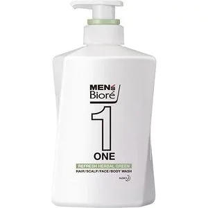 メンズビオレONE オールインワン全身洗浄料 ハーバルグリーンの香り 本体 480mL 【正規品】
