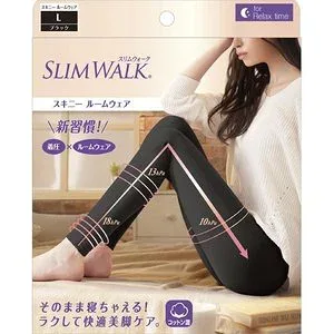 スリムウォーク スキニールームウェア ブラック L 1枚 【正規品】【k】【mor】【ご注文後発送までに2週間前後頂戴する場合がございます】