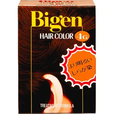 【5個セット】 ビゲン ヘアカラー 自然な栗色 4G 40mL+40mL×5個セット 【正規品】
