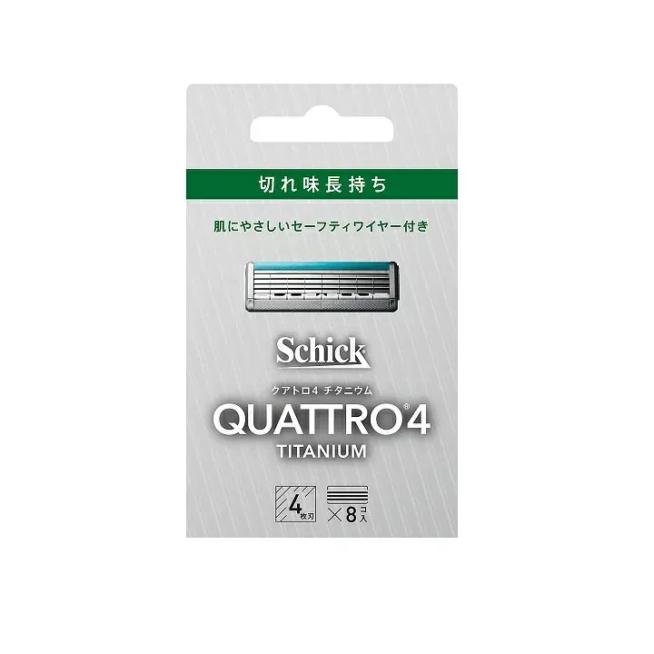 【5個セット】シック クアトロ4 チタニウム替刃 8個入×5個セット 【正規品】【k】【mor】【ご注文後発送までに2週間前後頂戴する場合がございます】【t-5】
