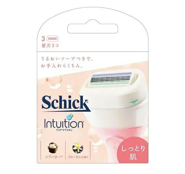 【3個セット】 シック イントゥイション しっとり肌 替刃(3個入)×3個セット 【正規品】【k】【mor】【ご注文後発送までに2週間前後頂戴する場合がございます】
