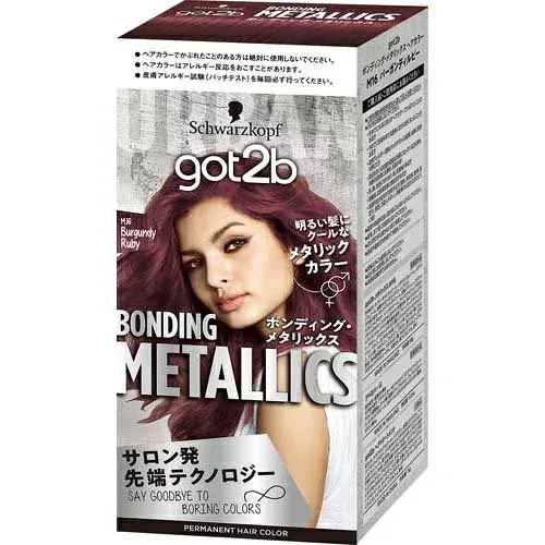 【36個セット】【1ケース分】 シュワルツコフヘンケル got2b ボンディング・メタリックス ヘアカラー バーガンディルビー(1セット)×36個セット 1ケース分 【正規品】【dcs】