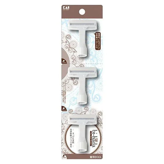 【144個セット】【1ケース分】 貝印 bi−hada ompa(ビハダオンパ) T型 替刃3個入×144個セット 1ケース分 【正規品】【dcs】【k】【ご注文後発送までに1週間前後頂戴する場合がございます】【t-8】