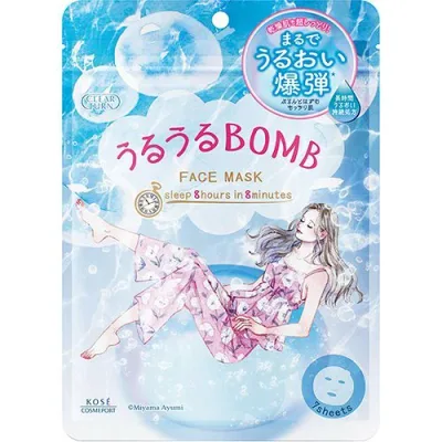 【3個セット】クリアターン うるうるBOMBマスク 7枚入×3個セット 【正規品】