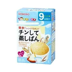 【5個セット】和光堂 手作り応援 チンして蒸しぱん 20g*4包×5個セット 【正規品】※軽減税率対象品