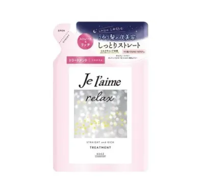 コーセー ジュレーム リラックス ミッドナイトリペアヘアトリートメント 替 ストレート&リッチ(340ml)【正規品】