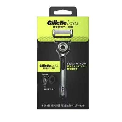 P&G ジレット Gillette Labs 角質除去バー搭載 壁掛け用ハンガー付 本体+替刃1個(1セット)【正規品】【mor】