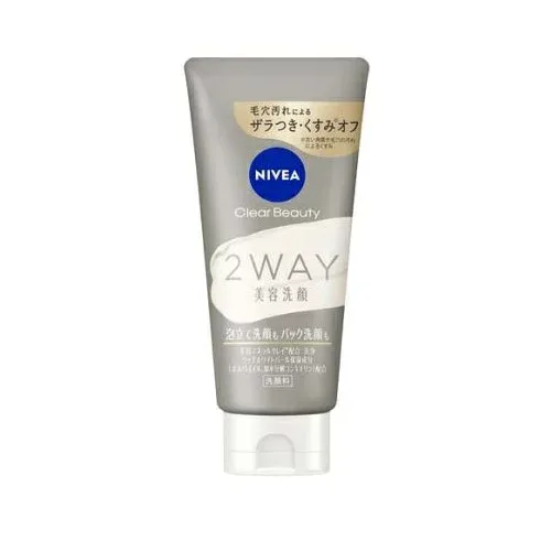 花王 ニベア クリアビューティー 2WAY美容洗顔(120g)【正規品】