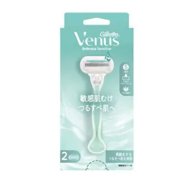 【10個セット】 P&G ジレット ヴィーナス エンブレイス センシティブ 本体(替刃2個付)×10個セット【正規品】【mor】【ご注文後発送までに2週間前後頂戴する場合がございます】【t-2】
