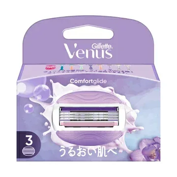 ヴィーナス コンフォートグライド うるおい肌へ スミレの香り 女性用カミソリ 替刃(3個入)【正規品】