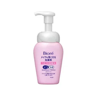 【5個セット】 花王 ビオレ メイクも落とせる洗顔料 うるうる密着泡(160ml)×5個セット【正規品】