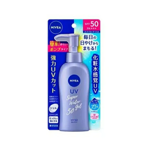 【5個セット】 花王 ニベアサン ウォータージェル SPF50 PA+++ ポンプ(140g)×5個セット【正規品】