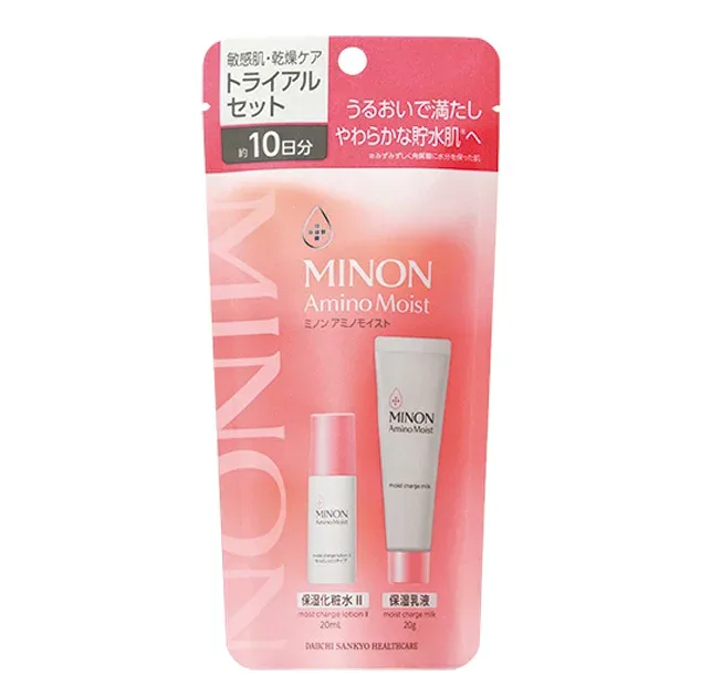 【3個セット】 第一三共ヘルスケア ミノン アミノモイスト 敏感肌・乾燥ケア トライアルセット(1セット)×3個セット【正規品】