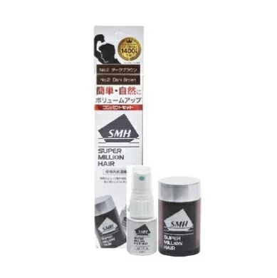 ルアン スーパーミリオンヘアー コンパクトセット No.2 ダークブラウン(10g+15ml)【正規品】【s】