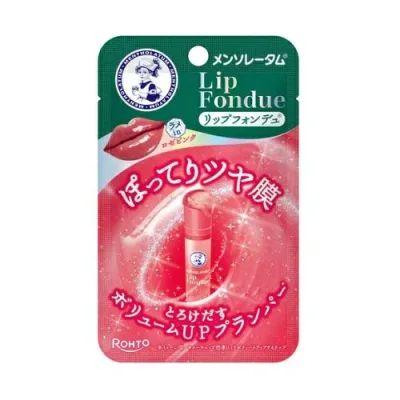 【200個セット】【1ケース分】 ロート メンソレータム リップフォンデュ ロゼピンク(3.2g)×200個セット 1ケース分【正規品】