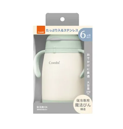 【3個セット】 コンビ ラクマグ ステンレス モレないストローlarge グリーン(370ml)×3個セット【正規品】【mor】【ご注文後発送までに3週間前後頂戴する場合がございます】