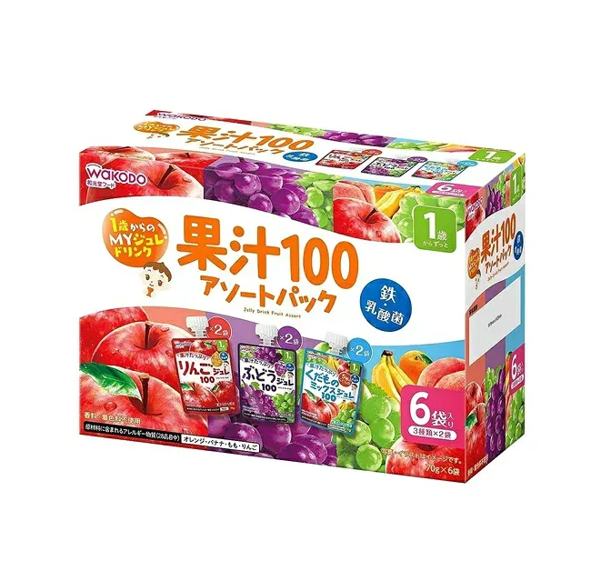 【5個セット】 アサヒ 和光堂 1歳からのMYジュレドリンク 果汁100 アソートパック(6個入)×5個セット【正規品】【mor】【ご注文後発送までに2週間前後頂戴する場合がございます】※軽減税率対象品
