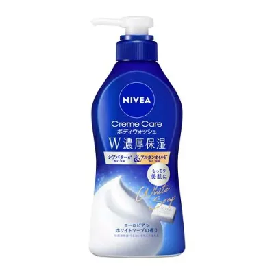 【9個セット】【1ケース分】 花王 ニベア クリームケアボディウォッシュ ヨーロピアンホワイトソープ(460ml)×9個セット 1ケース分【正規品】