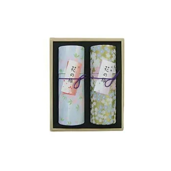 奥野晴明堂 花くらべ(桜・紅梅)和柄スタンド2本入 桐箱入り【送料無料】