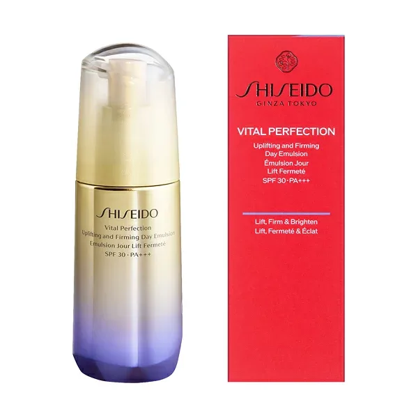 ◆スタートダッシュ!P10倍◆【資生堂認定ショップ】SHISEIDO バイタルパーフェクション UL ファーミング デーエマルジョン (医薬部外品) 75ml【国内正規品】【S】|SHISEIDO 資生堂 シセイドウ|日中用 乳液|ハリ|明るさ|