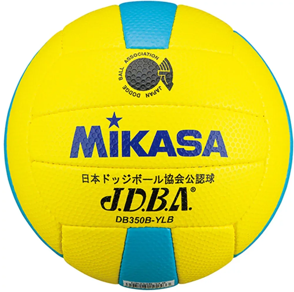 【送料無料】ミカサ ドッジボール検定球 3号 イエロー×ブルー MIKASA DB350BYLB