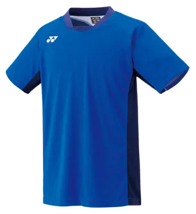 YONEX ヨネックス メンズゲームシャツ ロイヤルブルー SS 10634 66 | スポーツ スポーツウェア 競技 テニス 軟式 硬式 バトミントン ウェア シャツ 半袖 メンズ UVカット 吸汗 速乾 制電 ストレッチ ゲームウェア ユニフォーム ユニセックス 男性