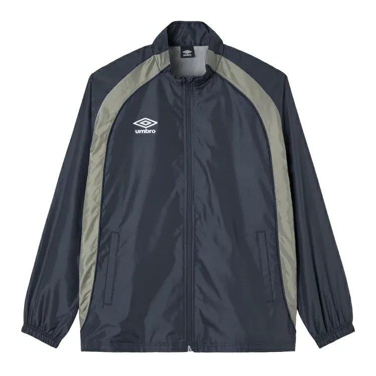 umbro アンブロ (裏起毛)ウインドジャケット ネイビー XO UF5FWB02MA NV00 | アウター ファッション メンズ ウインドジャケット ウインドブレーカー 長袖 中綿 トリコット裏起毛 防風 はっ水 サッカー フットサル トレーニング アウトドア チームウェア おしゃれ