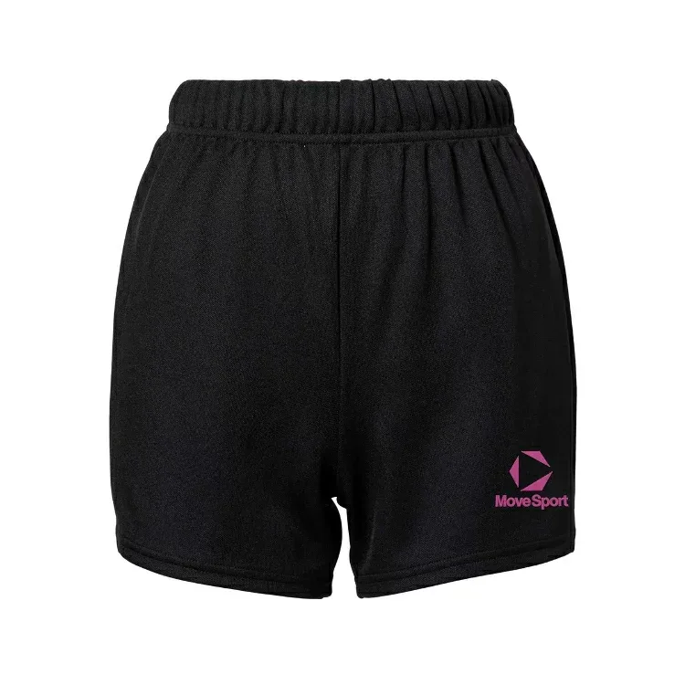 DESCENTE デサント バレーパンツ すっきりシルエット股下10cm ブラックxピンク O SV6SHP02L BKPK | スポーツ ウェア ウエア ボトムス パンツ ズボン ショートパンツ ショート丈 吸汗性 ストレッチ性 練習 ユニセックス 男女兼用 メンズ バレーボール バレー トレーニング