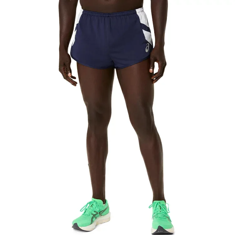 asics アシックス メンズランニングパンツ ネイビー S 2091A849 400 | スポーツ用品 スポーツウェア ウエア パンツ ズボン ランニングパンツ マラソンウェア ランニングショーツ ショートパンツ 陸上 ランニング マラソン 練習 トレーニング ユニフォーム