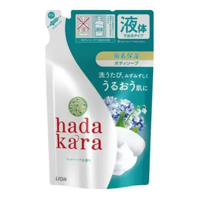 【送料無料!(地域限定)】hadakara(ハダカラ) ボディソープ リッチソープの香り 詰め替え用 360mL