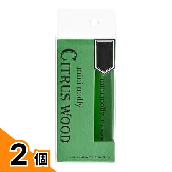 【送料無料!(地域限定)】mini molly ミニモリー オードトワレ シトラスウッド 20mL 2個セット