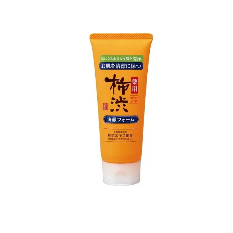 【3980円以上で注文可能】四季折々 薬用柿渋洗顔フォーム 130g