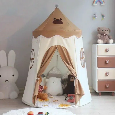 美品登場☆キッズテント 女の子 男の子 ティピー テント 木 可愛い 子供テント おしゃれ 子供 秘密 基地 プレイ 室内 北欧 テント プレ