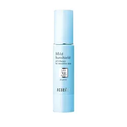 アクセーヌ化粧品 マイルドサンシールド 22g SPF28・PA++/ ★★ 日やけ止め保湿ベースクリーム 日焼け止め 日焼けどめ 低刺激 ノンケミカル 乾燥 uvクリーム ACSEINE 正規取扱店