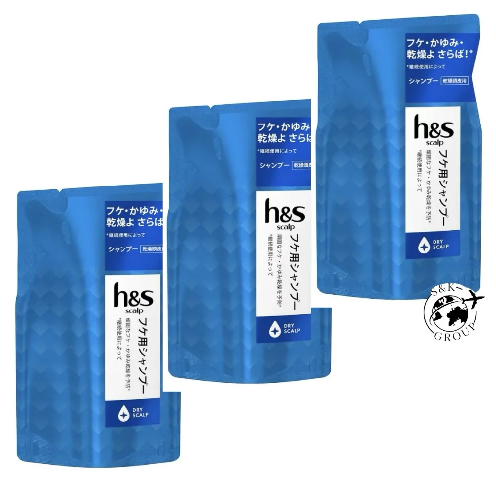3個セット h&s scalp シャンプー 詰め替え 300mL 大阪倉庫