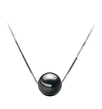 【中古】【輸入品・未使用】PearlsOnly???Kristineブラック9???10?mm Tahitian 14?Kホワイトゴールド養殖真珠ペンダント