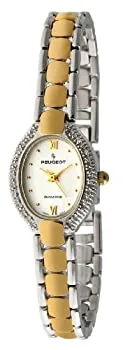【中古】【輸入品・未使用】プジョーWomen 's 779tt Two - Tone 1?/ 10?Carat Genuine Diamond Bracelet Watch