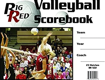 【中古】【輸入品・未使用】BigレッドバレーボールScorebook