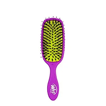 【中古】【輸入品・未使用】Wet Brush Shine Enhancer Hair Brush - Purple - Exclusive Ultra-soft IntelliFlex Bristles - Glide Through Tangles With Ease For All Hair