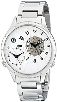 【中古】【輸入品・未使用】Charles-Hubert Paris Men's Stainless Steel Dual Time Mechanical and Quartz Watch