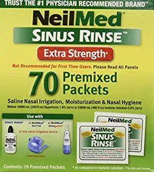【中古】【輸入品・未使用】海外直送品Neilmed Sinus Rinse Hypertonic Packets%カンマ% 70 each by Neilmed