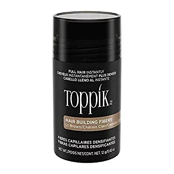 【中古】【輸入品・未使用】Toppik Hair Building Fibers LIGHT BROWN - 0.36 oz/10.3 grams