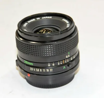 【中古】【非常に良い】Canon MFレンズ NewFD 28mm F2.8