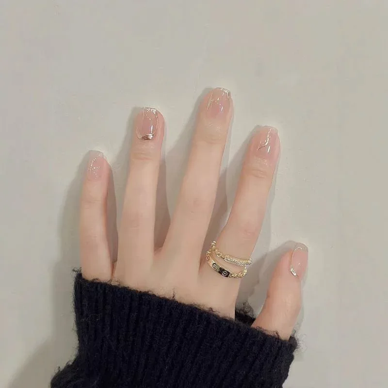 ネイルチップ レディース かわいい つけ爪 手作り 貼るタイプ 付け爪 ジェルネイル風 ネイルアート ジェル風 指先 おしゃれ 爪飾り 美しい 艶感 リアル 質感 簡単装着 忙しい方 時短 綺麗系 きれいめ オフィス デート 女子会 パーティー ファッシ