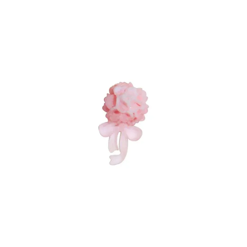 手芸パーツ レディース ヘアアクセサリー用パーツ デコレーション素材 樹脂製 あじさい 蝶々結び リボン型 ネイルアート用品 DIY材料 ハンドメイド用 クラフト素材 かわいい レジン用 貼り付けパーツ 手作りアクセサリー 資材 飾り用 雑貨装飾 パーツ