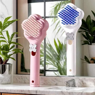 ヘアブラシ レディース ヘアケア用品 櫛 くし 頭皮ケア マッサージブラシ スカルプケア 髪 静電気防止 ダメージケア 絡まない 艶髪 美髪 さらさら 自宅用 ケアグッズ スタイリング用品 クッションブラシ ブラッシング 血行促進 頭皮マッサージ リラッ